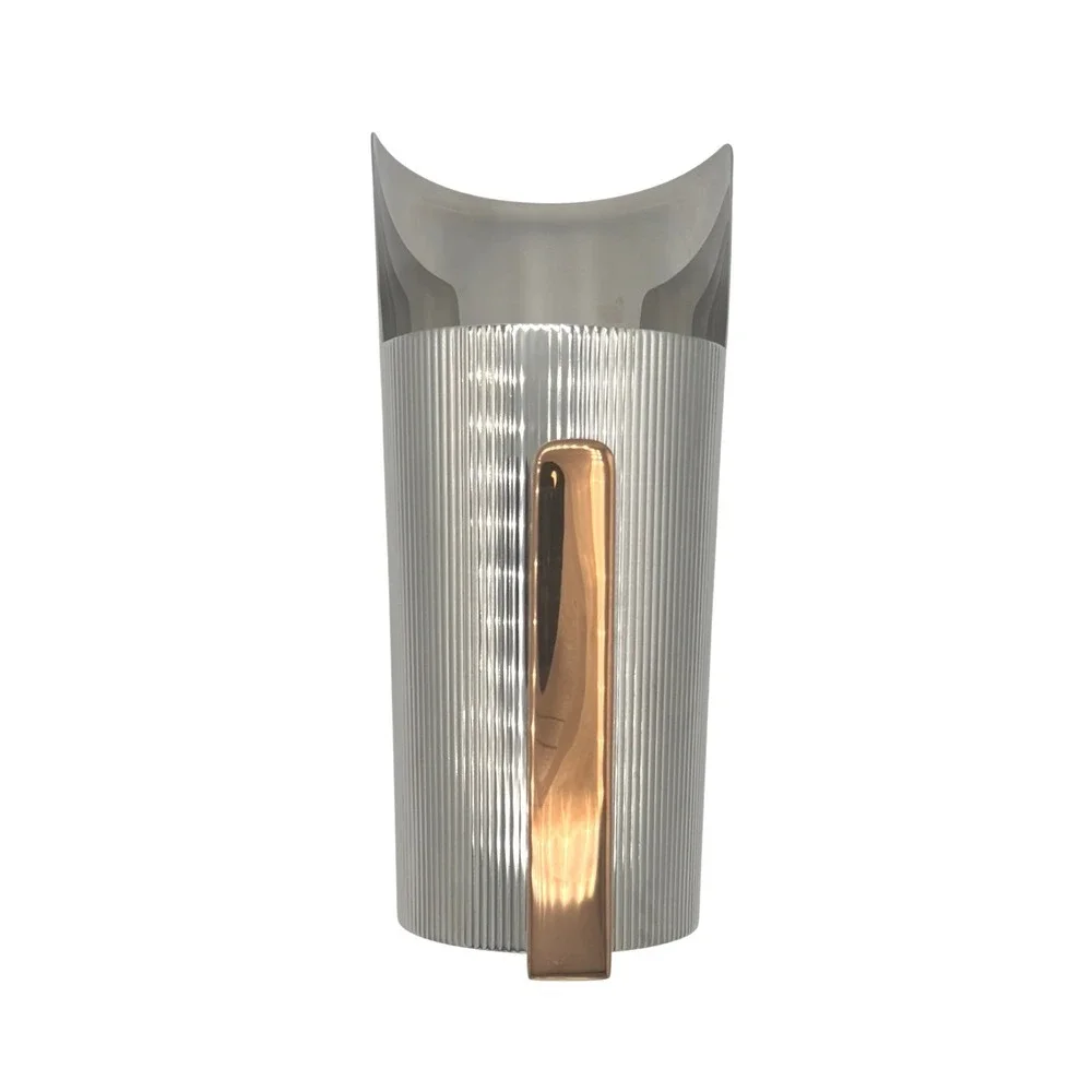Georg Jensen Urkiola Pitcher - Rose Gold & Silver Modernist Danish‎ Design.